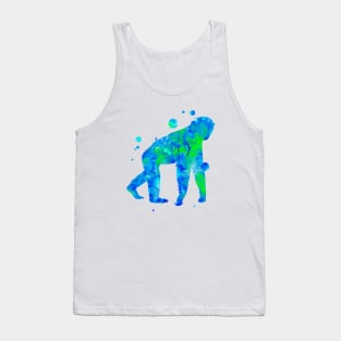 Chimpanzee Watercolor Painting Tank Top